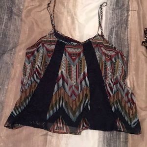 Boho flowy tank